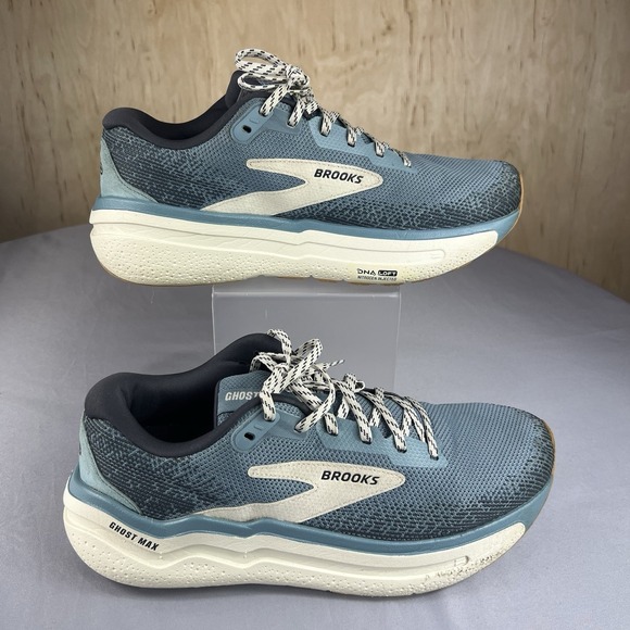 Brooks Ghost Max 2 Women's 10B Citadel Coconut Biscuit Running Shoes 1204201B466 - Picture 2 of 16